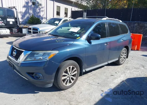 2013 Nissan Pathfinder Sv z USA, uszkodzony, nr VIN 5N1AR2MM6DC617678